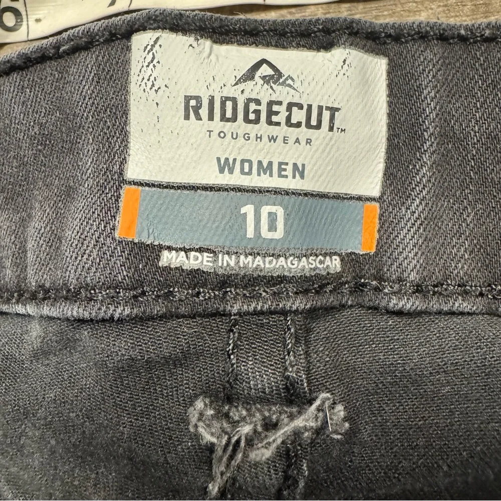 RIDGECUT TOUGHWEAR Women’s Black Cargo Skinny Jeans Size 10